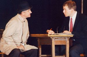 Simon Jackson as Mr Morrow and Paul Dodman as Son