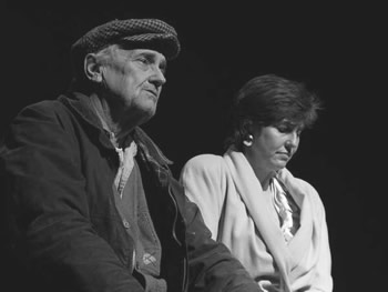 Fiona Sinclair as Shirley and David Pile as William