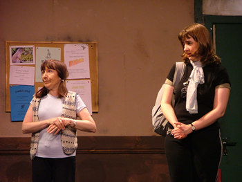 Jean Dishington as Dorothy and Tracey Nicholls as Andy