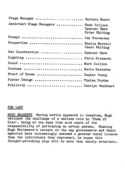 Pack of Lies 1988 - Page 6