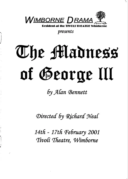 The Madness of George III Page 3