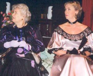 Enid Davies as Lady Clementina Beauchamp and Penny Scotford as Lady Julia Merton