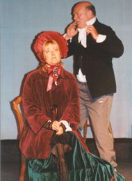 Jan Bursby as Aunt Betsey Trotwood and Dave Williams as Mr Dick