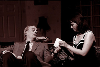 Jeremy Austin as Inspector Hubbard and Tracey Nicholls as Margot Wendice