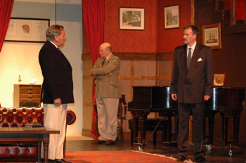 Russ Guillaume as Colonel Julyan, Dave Williams as Frank Crawley and Richard Neal as Maxin de Winter