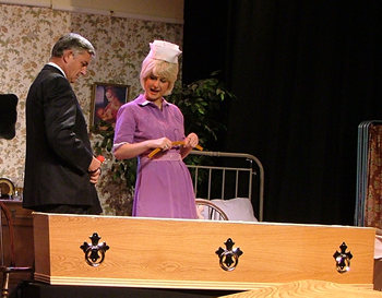 Simon Jackson as McLeavy and Penny Coulson as Fay