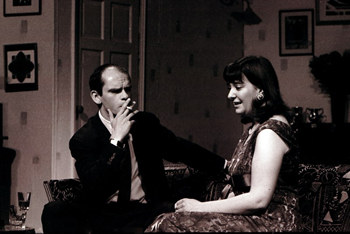 Stuart Glossop as Max Halliday and Tracey Nicholls as Margot Wendice