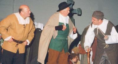 Dave Williams as Andrew Merril, Joe Brooks as Marshall Howe and 
Simon Jackson as Old Unwin