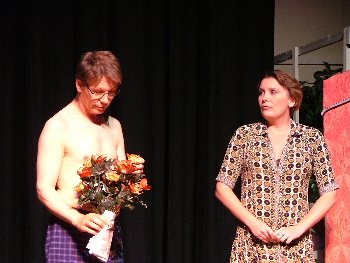Andy Cragg as Greg and Carey Fern as Ginny