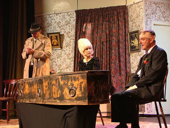 Richard Neal as Truscott, Penny Coulson as Fay and Simon Jackson as McLeavy