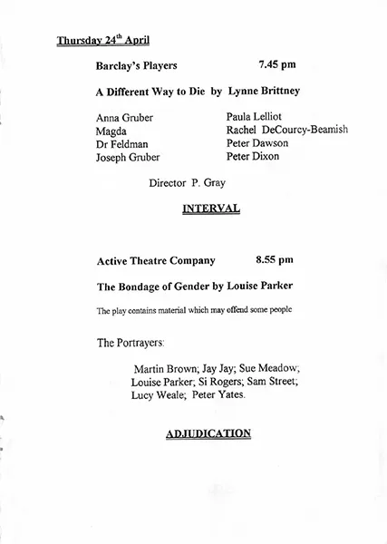 9th New Forest Drama Festival - Page 05
